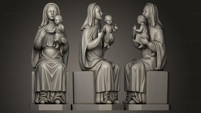 3D model Virgen de la Cabeza (STL)
